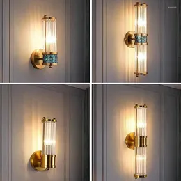 Wall Lamps Modern Gold Indoor Background Sconce Vanity Lamp For Restaurant Living Room Bedroom El Stair Light