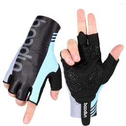 Cycling Gloves Sports Half Finger Glove Anti-slip Quick Dry Motorcycle Bicycle MTB Fitness Riding Training Fingerless Equipment