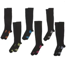 Women Socks 6 Pairs Sports Outdoor Warm For Cold Weather Hockey Skate Running Ice Skating Winter Nylon Fitness