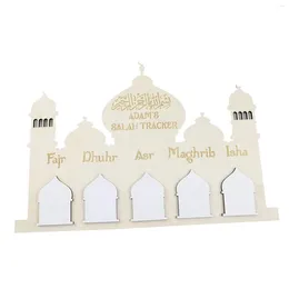 Party Decoration Ramadan Advent Calendar Castle DIY Eid Mubarak Message Board