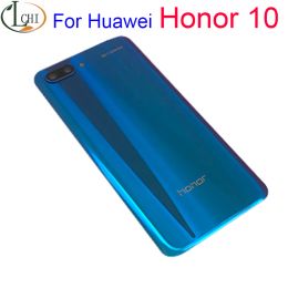 Back Glass For Huawei Honour 10 Back Cover Housing with Rear Camera Lens For Honour 10 Battery Door Back Cover COL-L29 Replacement