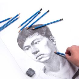 2 Pieces / Batch STAEDTLER-100 Blue Pencil Writing Drawing Pencil Drawing Pencil Sketch Pencil Student Dedicated