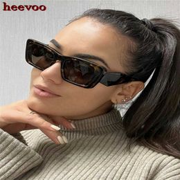 Sunglasses 2022 Vintage Cat Eye Sunglasses Women Men Luxury Brand Ladies New Leopard High Quality Square Sun Glasses Female UV400 Glass 1861