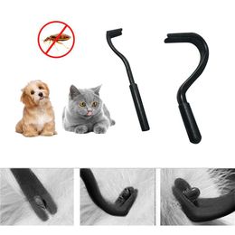 2PCS Pets Tick Removal Tool Dual Teeth Tick Twistered Cats Dogs Cleaning Supplies Mites Twist Hook Remover Hook Pet Supplies