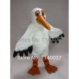 mascot White Pelican Mascot Costume custom anime kit mascotte theme fancy dress carnival costume Mascot Costumes