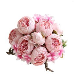 Decorative Flowers Flores Artificiais Para Decoracao Bridal Wedding Flower Bouquet Mariage Mariee Ramo De Novias Boda Novia Fleur