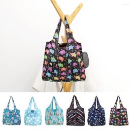 Storage Bags Large-Capacity Foldable Shopping Bag Women'S Stock Reusable Handbags Eco Friendly Grocery Beach Toy