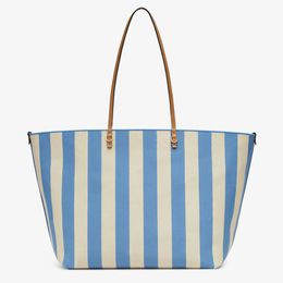 Large Tote Bag Stripe Shoulder Bag Designer Handbag Weekend Bag Designer Travel Shopping Bags Mirror Quality Canvas Internal Leather Zipper Pocket Totes Purse