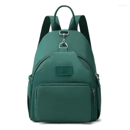 Backpack 2024 Solid Nylon Women Multi-Purpose Casual Ladies Small Rucksack Light Weight Travel Bags For Girls Mommy Bagpack