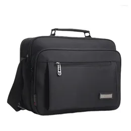 Briefcases Brand For Bags Shoulder Waterproof Bolsohombre2024 Briefcase Crossbody Men Quality High Black Men's Women Bag