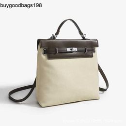 KY Backpack Bags Kelis Designer Bag Small Design Fashion Retro 2024 New Trend Contrast Colour Handbag Large Capacity rj