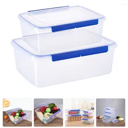 Mugs 2 Pcs Dough Fermentation Box Plastic Container Lid Portable Kitchen Accessory Compact Proofing Pickle Bowl Pizza