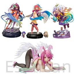 Action Toy Figures No Game No Life Jibril Bunny Ver. 1/4 Scale PVC Action Figure Anime Figure Model Toys Sexy Girl Figure Collection Doll Gift T240521