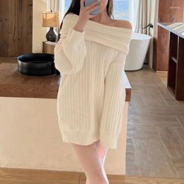 Casual Dresses Autumn Sexy Sweater Dress Women V-Neck Solid Long Sleeve Pullover Knitted Slim Clothes Girl Jumper Vestido Outerwear 29224