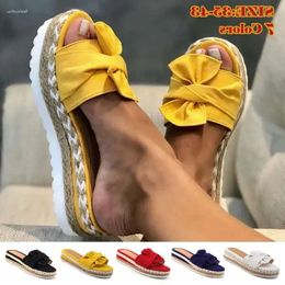 Fashion Shoes Sandals Summer Women Solid Colour Party Slip on Slipper Outdoor Zapatos De Mujer Woman c9d per