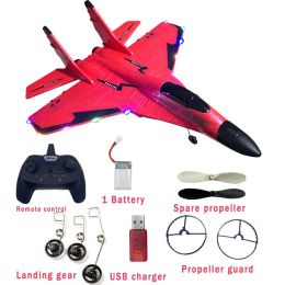Hot Tk RC Plane Mikoyan Fighter SU Aeroplane Model Foam Electric Remote Control planes Toys For Adults Boys Kids Aircraft Glider