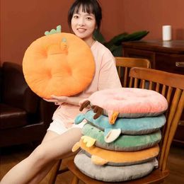 Cushion/Decorative Pillow Cute cartoon circular seat cushion student chair office chair cushion bay window tatami sofa cushion living room floor mat Q240523