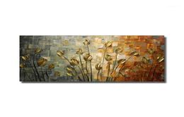 Handmade Texture Huge Abstract Oil Painting Modern Canvas Art Decorative Knife Flower Paintings For Wall Decor15009684