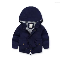 Jackets Children Winter Outdoor Fleece For Boys Clothing Hooded Warm Outerwear Windbreaker Tops Kids Thin And Thick Coats