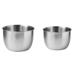 Bowls Kitchen Stainless Steel 304 Mixing Bowl Deep Design Cooking Baking Cake Bread Salad Mixer