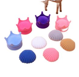 Velvet Shell shape Jewelry boxes For Pendant Necklaces women Luxury Wedding Engagement Gift Case Packaging Display