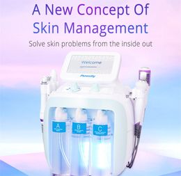 6-in-1 small bubble hydrogen oxygen Microdermabrasion machine facial skin care rejuvenation facial firming blackhead removing beauty salon equipment