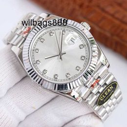 Luxury Watch R Clean Ice Mens Blue Dial Jubilee Bracelet Lady Woman Diamond Sapphire 3235 Movement 41mm Water Resistant Wristwatch