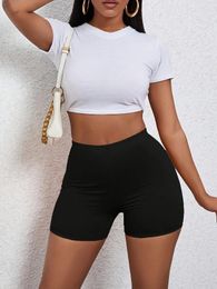 Women's Shorts Sexy Slim For Women 2024 Summer High Waist Short Solid Colour Private Dress Light Style Fitness Pants Leisure Comfort