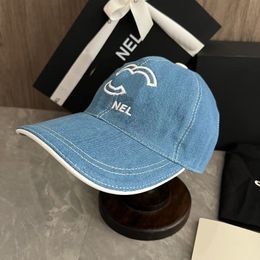 Fashion Denim blue Baseball Cap Luxury Designer Hat Double Letter Casquette C Peaked Caps for Men Beanie Unisex Bucket Hat Summer Cappello 2405233XQ