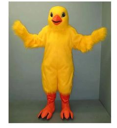 2024 Adult size chick Mascot Costume halloween Carnival Unisex Adults Outfit fancy costume Cartoon theme fancy dress Advertising Suits