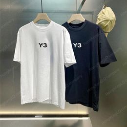 Designer Men T Shirt with Letter Print Y-3 Summer Clothing for Man and Woman Y3 Tshirt Short Sleeves