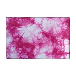 Carpets Pink Tie Dye Doormat Carpet Mat Rug Polyester Anti-slip Floor Decor Bath Bathroom Kitchen Bedroom 60x90