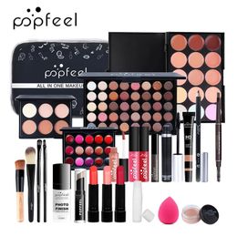 20 / 24Pcs/Set ALL IN ONE Full Makeup Kit Waterproof Concealer Eyeshadow For Girl Eyes Face Lips Cosmetic With Makeup Brush 240524