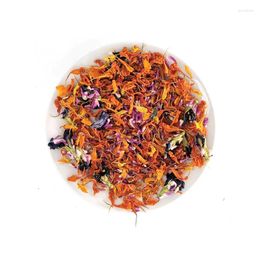 Decorative Flowers 50g/bag Natural Marigold Mixed Dried Petals Wedding Party Decoration Biodegradable DIY Resin Crafts Jewellery Accessories