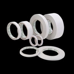 8M Double Sided Tape White Super Strong Double Sided Tape Paper Strong Ultra Self-adhesive Tape 5mm 8mm 10mm 12mm 15mm 18mm 20mm