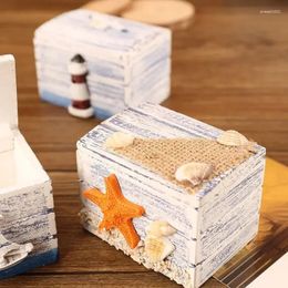 Storage Boxes Kids Toy Game Treasure Chest Home Beach Party Deco Mini Wooden Box Portable Gift Packing Jewellery