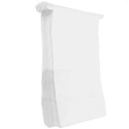 Water Bottles 50 Pcs Toast Bag Pastry Sandwich Bags With Window Paper Bread Biscuit Popcorn Cookies Bakery Pvc Packaging