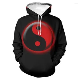 Men's Hoodies Eight Graphic Sweatshirts Funny Trigrams Gossip 3D Printed For Men Casual Streetwear Women Hoodie Winter Oversized Tops