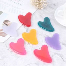 Face Massager Gua Sha Stone Tablet Facial Scratching Board Facial and Body Massage Tool New SPA Massage Beeswax Guasha Neck and Back Scratching Q240523