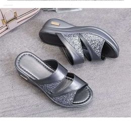 Women's Arrival Sandals Platform Wedges Peep Toe Bling Summer Shoes E d44
