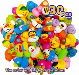 Baby Bath Toys 30 packs of loose rubber ducks Jeep duck float bath toy party discountS2452422