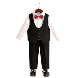 Children Formal Wedding Dress Kids Performance Set Baby Boys Luxurious Photography Suit Child Birthday Ceremony Dance Costume