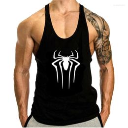 Men's Tank Tops Summer Cotton Sleeveless Shirts Men Top Bodybuilding Shirt Vest Gym T Sport Singlet Clothing Streetwear