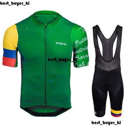 Go Rigo Go Colombia Men Cycling Designer Jerseyチームバイクシャツ夏の半袖衣料サイクルショーツセットCICLISMO MAILLOT 378