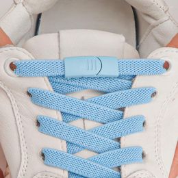 Shoe Parts No Tie Shoelaces Tieless Shoelace Magnetic Buckle Laces Quick Release Clasp Lock For Sneakers Canvas Casual Boots