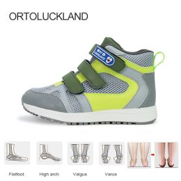 Ortoluckland Baby Girls Shoes Children Boys Sneakers Solid Sporty Orthopaedic Tipsietoes Flatfoot Booties For Kids Toddlers
