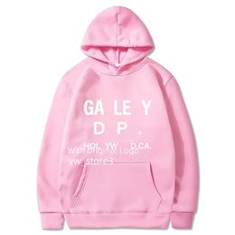 GalleryDept Hoodies Erkek Hoodie Galler Dept Hoodie Kadın Tasarımcı Hoodies GalleryDept Yüksek Kaliteli Mektup Baskı Giyim Sweatshirt Sweater Uzun Kollu D41