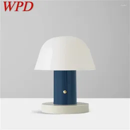 Table Lamps WPD Nordic Simple Lamp Contemporary Marble Desk Light LED For Home Bedside Decoration