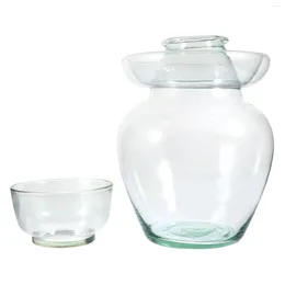 Storage Bottles Mason Jar Glass Pickle Household With Airtight Lid Chinese Sealed Container Food Can