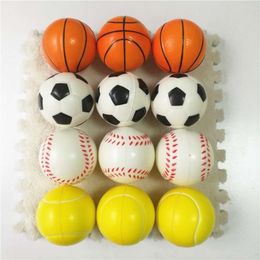 6Pcs/Set Squeeze Ball Football Basketball Baseball Tennis Slow Rising Soft Squishy Stress Relief Antistress Novelty Gag Toy